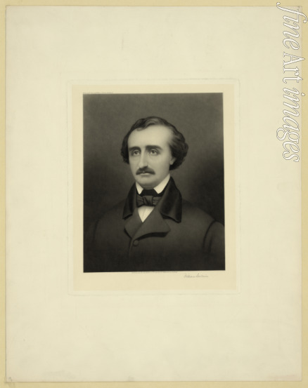Sartain William - Porträt von Edgar Allan Poe (1809-1849)