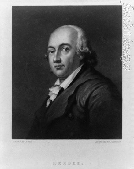 Sartain John - Portrait of Johann Gottfried von Herder (1744-1803)