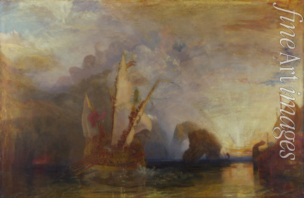 Turner Joseph Mallord William - Odysseus verspottet Polyphem