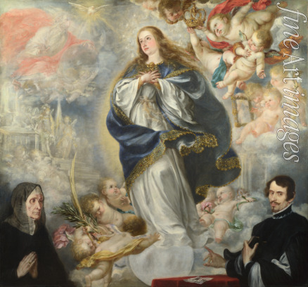 Valdés Leal Juan de - The Immaculate Conception with Two Donors