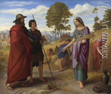 Schnorr von Carolsfeld Julius - Ruth in Boaz's Field