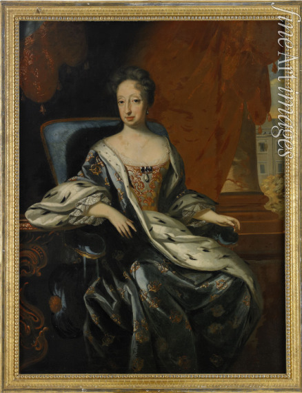 Krafft David von - Porträt von Hedwig Eleonora von Schleswig-Holstein-Gottorf (1636-1715), Königin von Schweden