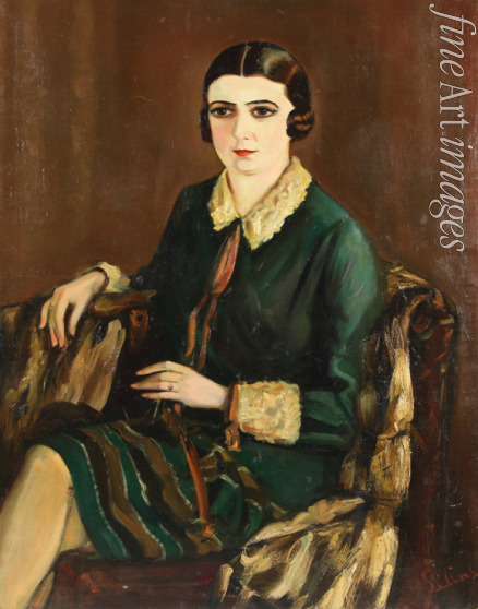 Silins Alexander - Porträt von Lilja Brik (1891-1978)