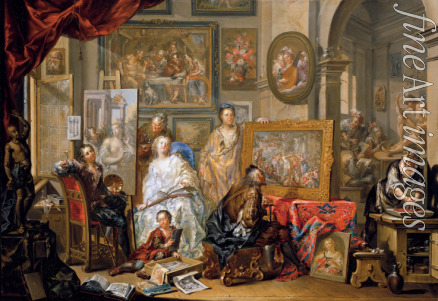 Platzer Johann Georg - Studio of the painter