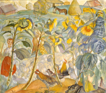 Grigorjew Boris Dmitriewitsch - Die Sonnenblumen