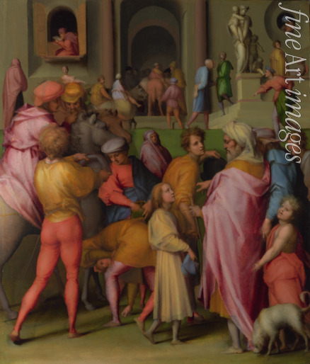 Pontormo - Joseph sold to Potiphar (from Scenes from the Story of Joseph)