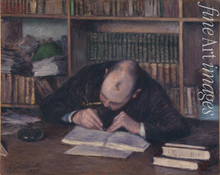 Caillebotte Gustave - Porträt von Buchhändler E. J. Fontaine