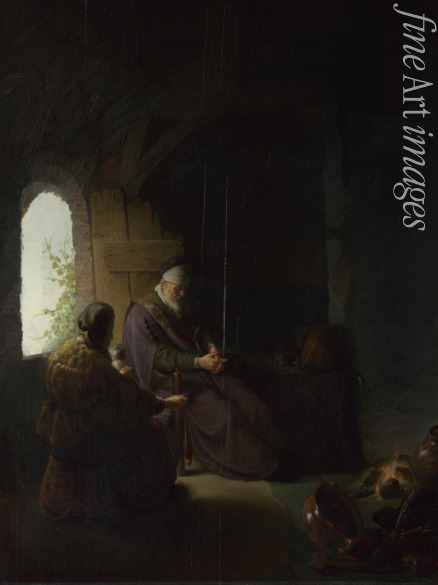 Rembrandt van Rhijn - Anna and the Blind Tobit