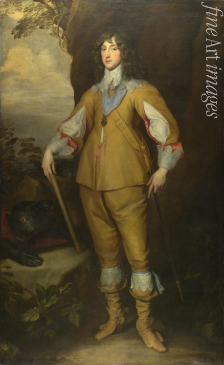 Dyck Sir Anthony van (Studio of) - Portrait of Charles I Louis (1617-1680), Elector Palatine