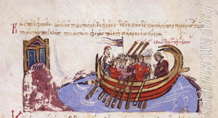 Anonymous - Thomas the Slav flees to the Arabs (Miniature from the Madrid Skylitzes)