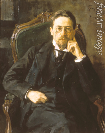Braz Osip Emmanuilovich - Portrait of the author Anton Chekhov (1860-1904)