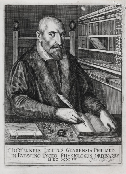 Troschel Johann (Hans) - Porträt von Fortunio Liceti (1577–1657)