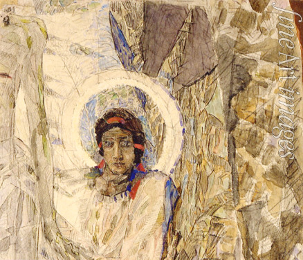 Vrubel Mikhail Alexandrovich - Angel's Head