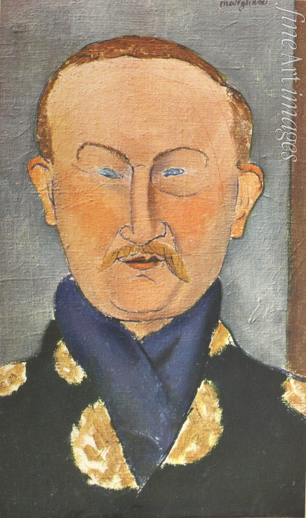 Modigliani Amedeo - Porträt des Malers Léon Bakst (1866-1924)