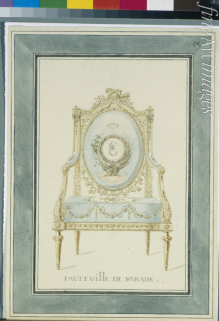 Cameron Charles - Throne Design for the Catherine Palace in Tsarskoye Selo