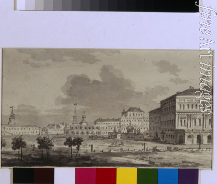 Vorobyev Maxim Nikiphorovich - Moscow Kremlin before the construction of the Grand Kremlin Palace