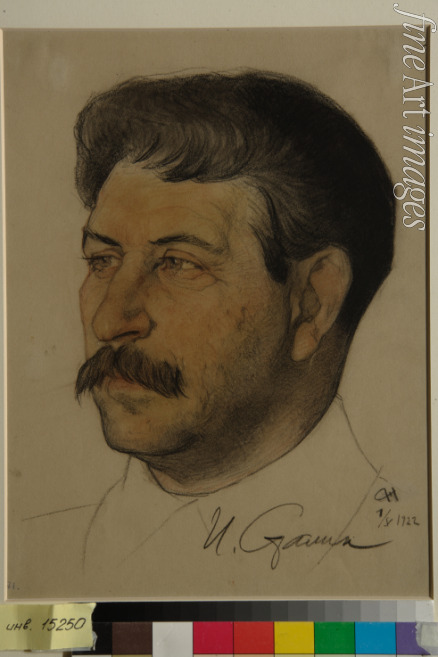 Andreew Nikolai Andreewitsch - Porträt von Josef Stalin (1879-1953)