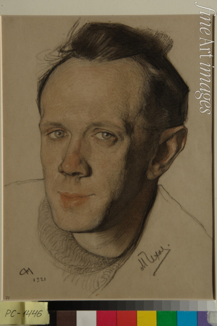 Andreev Nikolai Andreevich - Portrait of Mikhail Aleksandrovich Chekhov (1891-1955)