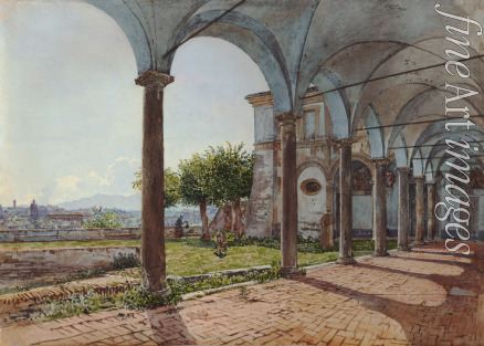 Alt Rudolf von - View from Sant'Onofrio on Rome