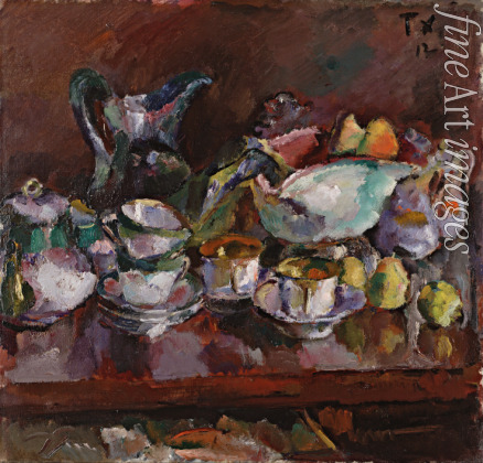 Faistauer Anton - Still Life with Coffee Cups