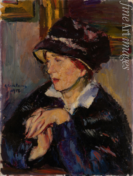 Faistauer Anton - Woman with a Dark Hat