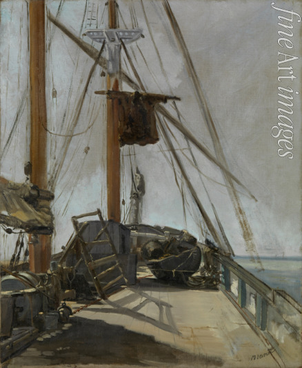 Manet Édouard - The ship's deck