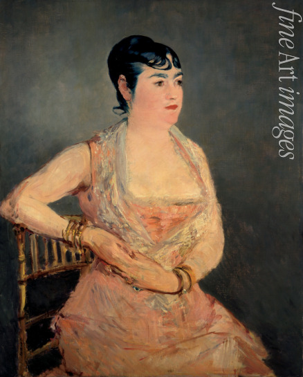 Manet Édouard - Lady in Pink (La dame en rose)