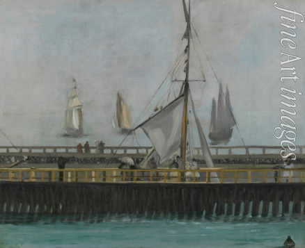 Manet Édouard - The jetty of Boulogne-sur-Mer
