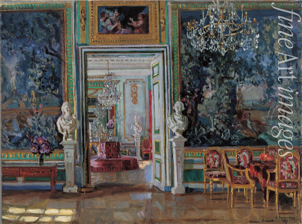 Schukowski Stanislaw Julianowitsch - Interieur im Palast Kuskowo