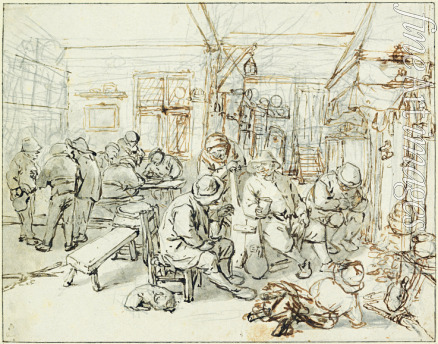 Ostade Adriaen Jansz van - Company of Peasants in a Tavern