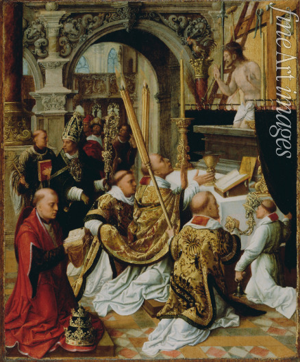 Isenbrant Adriaen - The Mass of Saint Gregory the Great