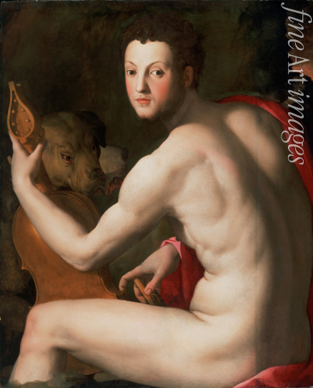 Bronzino Agnolo - Portrait of Grand Duke of Tuscany Cosimo I de' Medici (1519-1574) as Orpheus