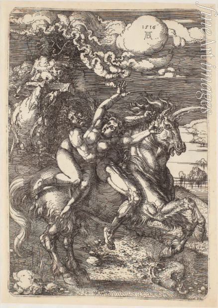 Dürer Albrecht - Abduction of Proserpine on a Unicorn