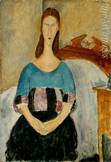 Modigliani Amedeo - Porträt von Jeanne Hébuterne