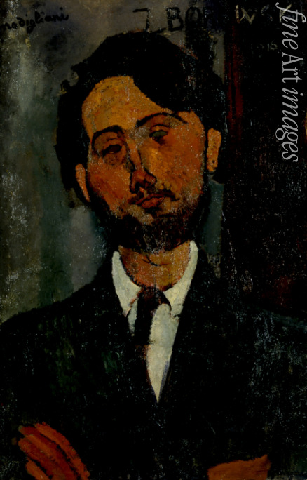 Modigliani Amedeo - Porträt von Léopold Zborowski