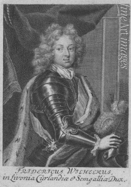 Bernigeroth Johann Martin - Porträt von Friedrich Wilhelm Kettler (1692-1711), Herzog von Kurland und Semgallen