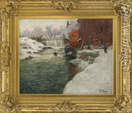 Thaulov Fritz - Canvas factory by the Aker River (Kristiania)