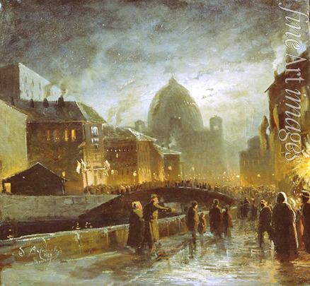 Vasilyev Fyodor Alexandrovich - Illumination in Saint Petersburg