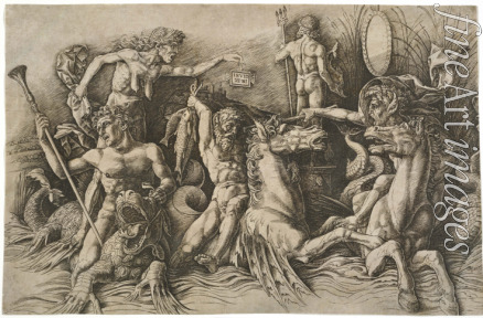 Mantegna Andrea - The Battle of the Sea Gods