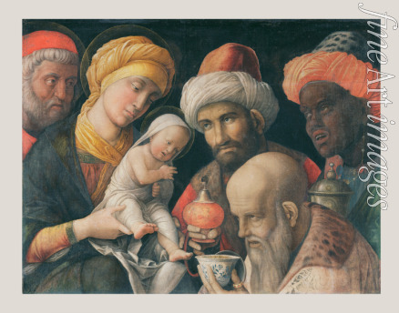 Mantegna Andrea - Die Anbetung der Könige