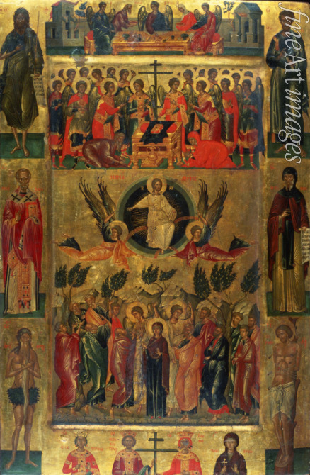 Ritzos Andreas - The Ascension of Christ with the Hetoimasia