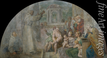 Badalocchio Sisto - Heiliger Didakus predigend