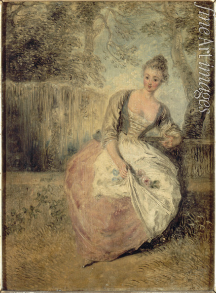 Watteau Jean Antoine - L’Amante inquiète
