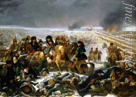 Gros Antoine Jean Baron - Napoleon auf dem Schlachtfeld von Preußisch Eylau