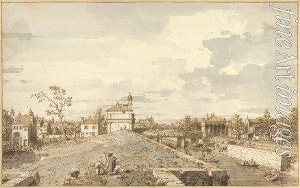 Canaletto - Die Porta Portello mit dem Brentakanal in Padua