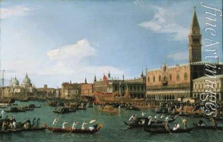 Canaletto - Die Rückkehr des venezianischen Staatsschiffs Bucintoro am Christi-Himmelfahrts-Tag