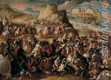 Palomino de Castro y Velasco Acisclo Antonio - Die Schlacht von Oran