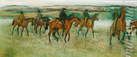 Degas Edgar - Exercising racehorses
