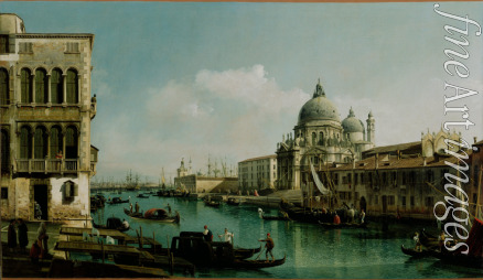 Bellotto Bernardo - Blick auf den Canal Grande und die Punta della Dogana