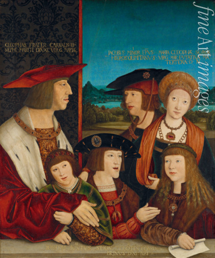 Strigel Bernhard - Portrait of Emperor Maximilian I with His Family